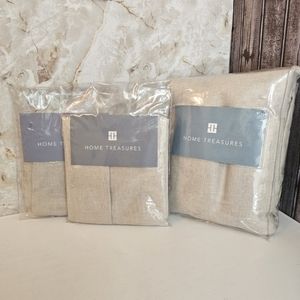 **Home Treasures Zebra Herringbone Linen King Duvet Cover Cover & Sham Set